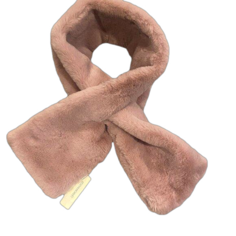 Lemonwood Pink Plush Scarf